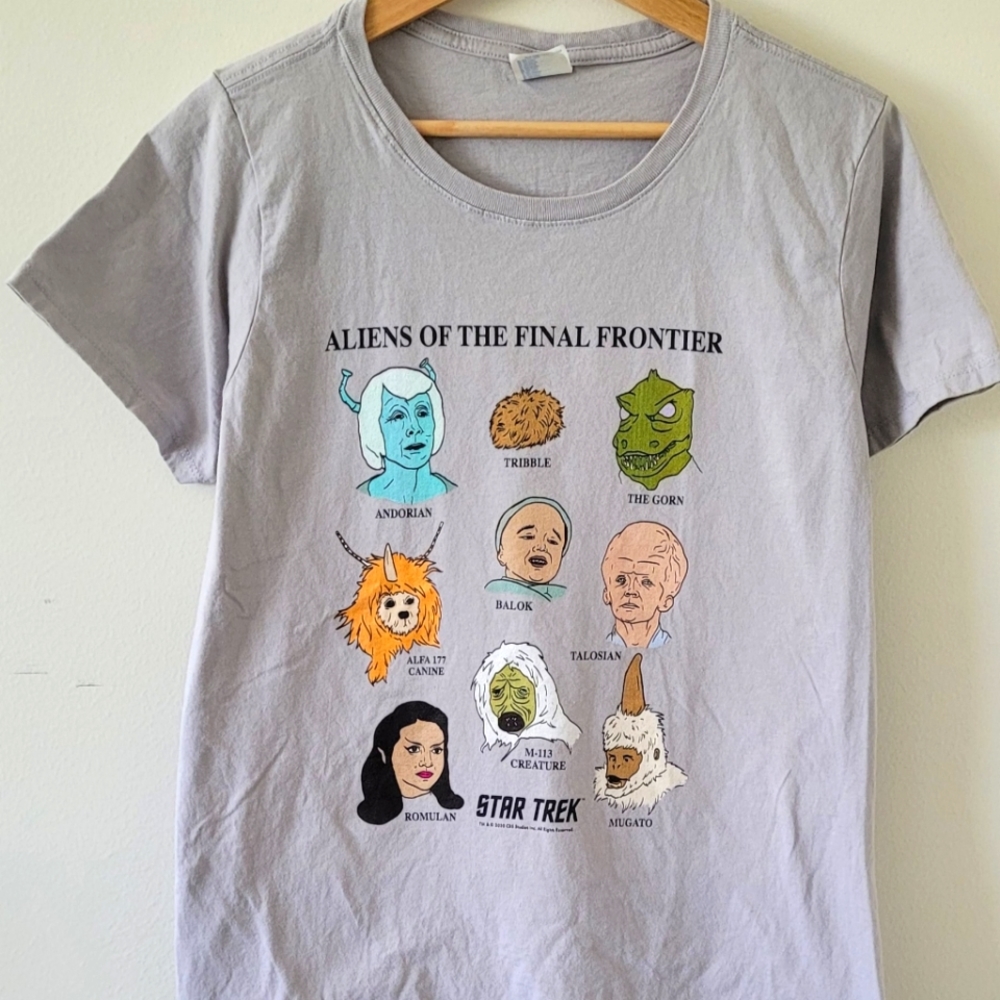 Aliens of the Final Frontier Star Trek T Shirt